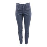 Blauwe Rany Broek met Ritszakken 2-Biz , Blue , Dames