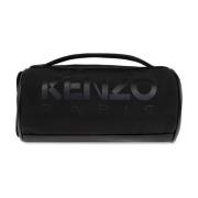 Cosmeticatas met bedrukt logo Kenzo , Black , Heren