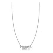 Ketting met logo Versace , Gray , Unisex