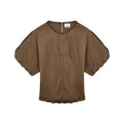 Casual T-shirt in E25-stijl Isabel Marant , Brown , Dames