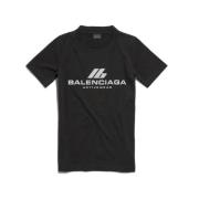 Casual T-shirt in zwart Balenciaga , Black , Dames