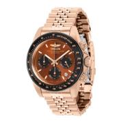 Speedway Quartz Horloge - Bruine Wijzerplaat Invicta Watches , Pink , ...