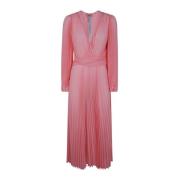 Roze Elegante Jurk Twinset , Pink , Dames