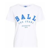 Sporty Tee Bright White Ball , White , Dames