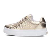 Gouden sprankelende sneakers voor vrouwen Guess , Yellow , Dames