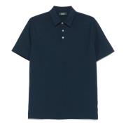 Klassieke Polo Shirt Z0178 Zanone , Blue , Heren