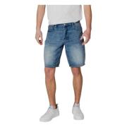 Casual Bermuda Shorts Collectie voor Mannen Armani Exchange , Blue , H...