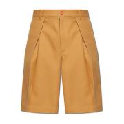 Wollen shorts Casablanca , Beige , Heren