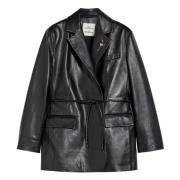 Stijlvolle Geriemde Jurk Marella , Black , Dames