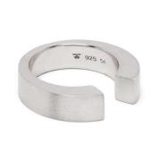 Minimalist Gate Ring Tom Wood , Gray , Dames