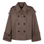 Elegante Peacoat voor Vrouwen By Herenne Birger , Brown , Dames