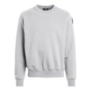 Zilvergrijs Crew Neck Sweatshirt Parajumpers , Gray , Heren