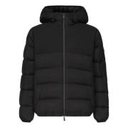 Zwarte Veumont Jas voor Mannen Moncler , Black , Heren