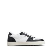 Panelled Leren Sneakers Tod's , Multicolor , Heren