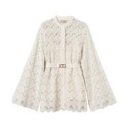 Beige Jurk Set Twinset , Beige , Dames