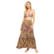 Tropische Bloemen Maxi Rok 4Giveness , Multicolor , Dames