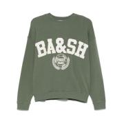 Groene Sweatshirt met Ribboorden Ba&Sh , Green , Dames