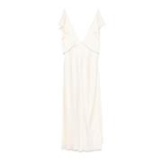 Natuurlijke Jurk voor Vrouwen Jil Sander , Beige , Dames