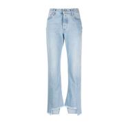 Lichtblauwe Broek voor Mannen Off White , Blue , Dames