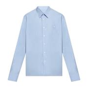 Shirt met logo Ami Paris , Blue , Heren