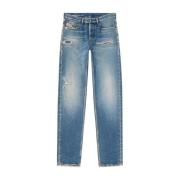 Vernietigde Slim Fit Jeans Diesel , Blue , Heren