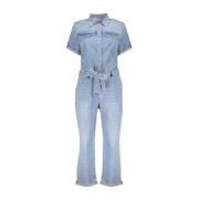 Geisha broek Jumpsuit denim 41002-10/835 stonebleach denim Geisha , Bl...