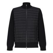 Blauwe Cardigan Sweater Moncler , Blue , Heren