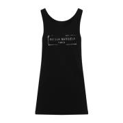 Stijlvolle Tanktop voor Vrouwen Maison Margiela , Black , Dames