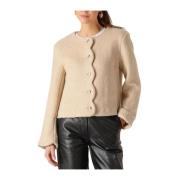 Zand LS Jack voor Stijlvolle Vrouwen Y.a.s , Beige , Dames