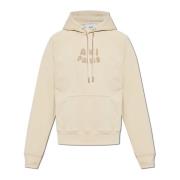 Hoodie Ami Paris , Beige , Heren