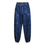 Baggy Jeans Women's Boyfriend Collection Desigual , Blue , Dames