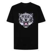 Blije Tijger Klassiek T-shirt Kenzo , Black , Heren