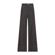 Bruine Jeans voor Vrouwen Elegante Stijl Brunello Cucinelli , Brown , ...