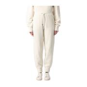 Katoenen sweatpants met technische details Hugo Boss , Beige , Dames