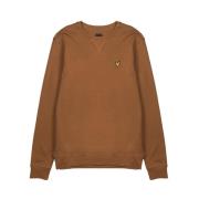 Sweatshirt van het bemanning Lyle & Scott , Brown , Heren