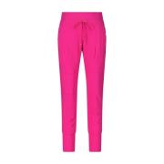 Sportieve Jersey Broek met Joggingstijl Raffaello Rossi , Pink , Dames