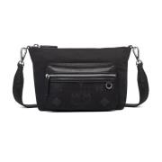 Aren schoudertas gemaakt van gerecycled nylon MCM , Black , Dames