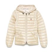 Beige Winterjassen Grenoble Stijl Moncler , Beige , Dames