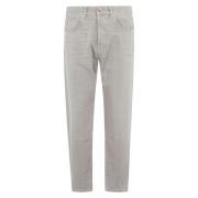 Relaxed Fit Zak Jeans Eleventy , Gray , Heren