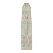 Ivory Tower Tales Zijden Jurk Camilla , Beige , Dames