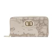 Leren Damesportemonnee Collectie Alviero Martini 1a Classe , Beige , D...