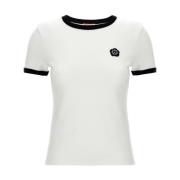 Witte T-shirt & Polo Collectie Kenzo , White , Dames