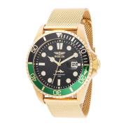 Pro Diver Heren Quartz Horloge Invicta Watches , Yellow , Heren