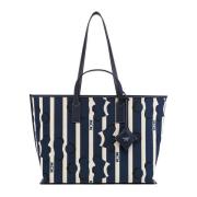 Aren Shopper in Beach Club Canvas MCM , Multicolor , Dames