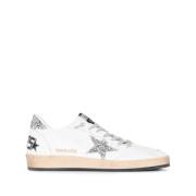 Glitter Star Heel Nappa Upper Schoenen Golden Goose , White , Dames