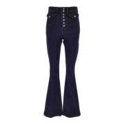 Broek Versace Jeans Couture , Black , Dames