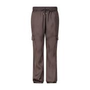 Satin Cargo Broek Liu Jo , Brown , Dames