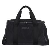 Stijlvolle Holdall Tas voor Reizen Hugo Boss , Black , Heren