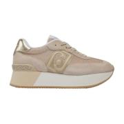 Dames Lage Sneakers Liu Jo , Beige , Dames