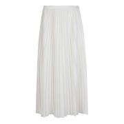 Witte Fluid Crêpe Rok Elegante Stijl Philosophy di Lorenzo Serafini , ...